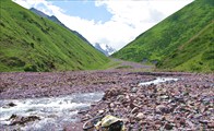 Ущелье Кегеты. Брод.
